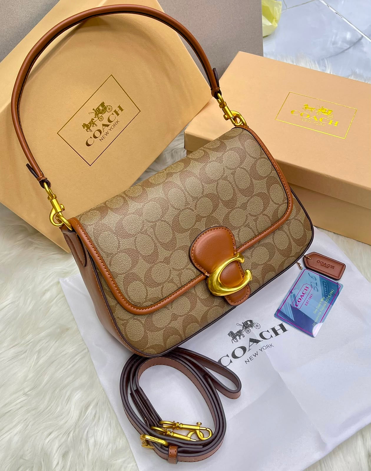 Coach Idol Bag in Luxe Leather