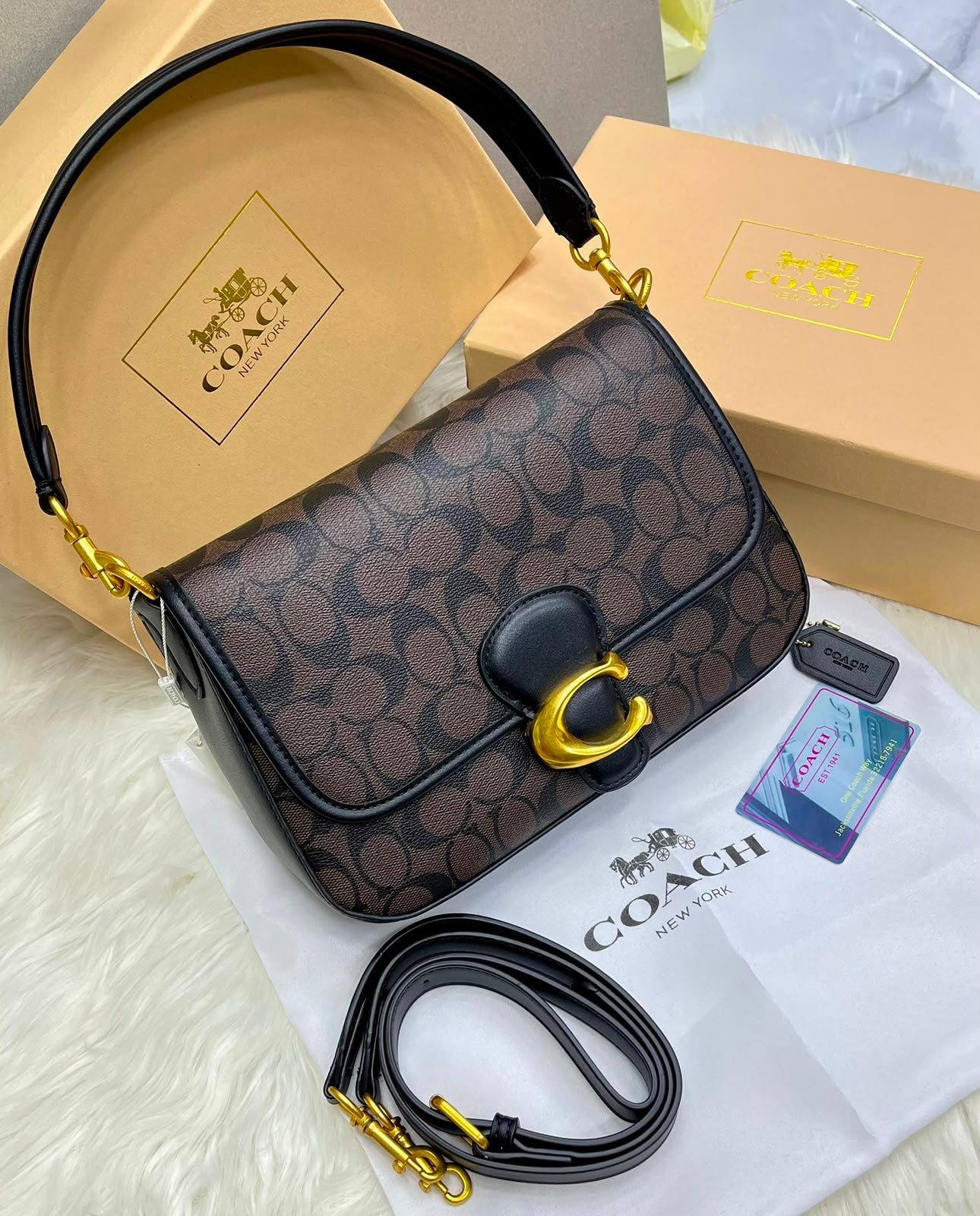 Coach Idol Bag in Luxe Leather