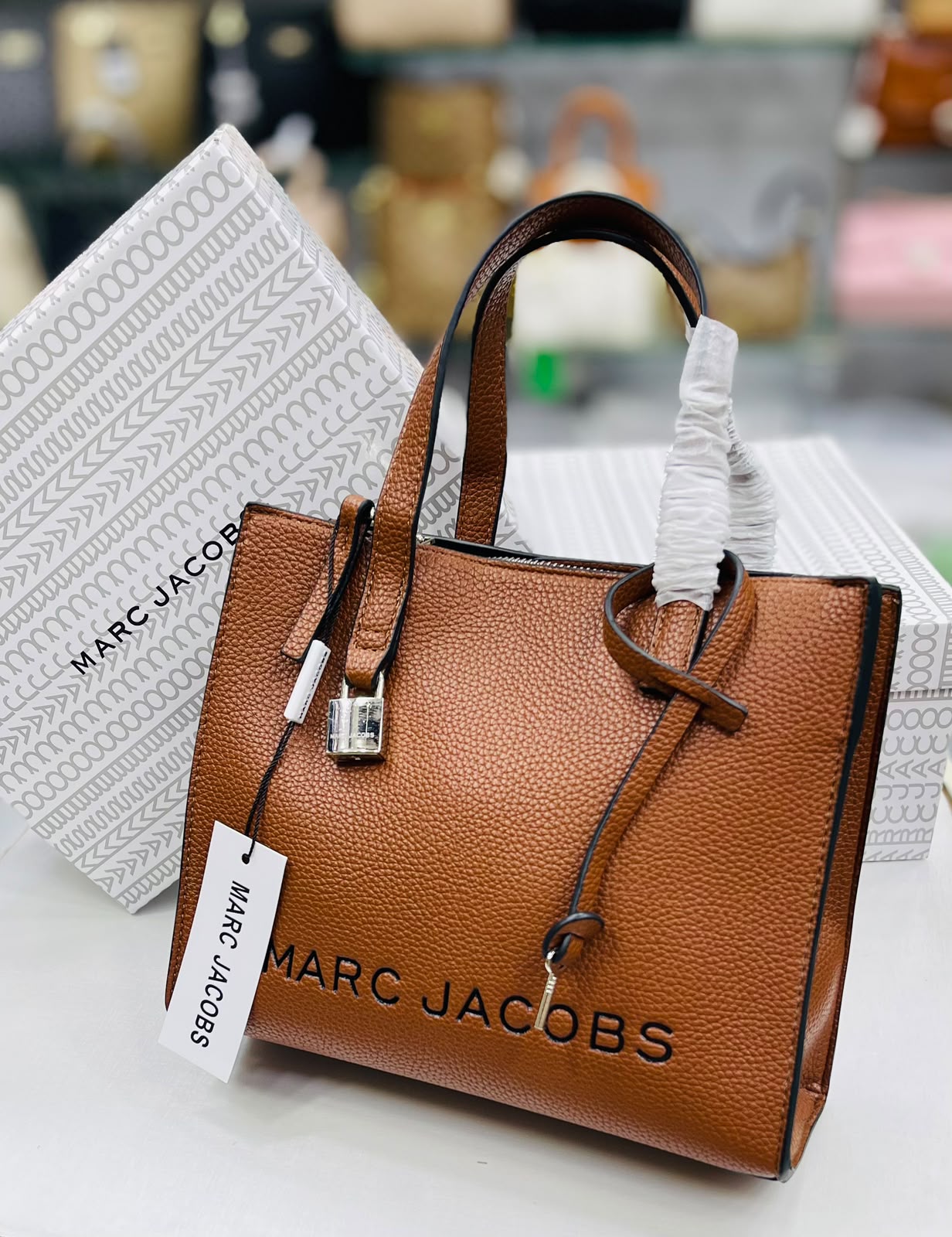 Marc Jacobs Mini Grind Leather Tote