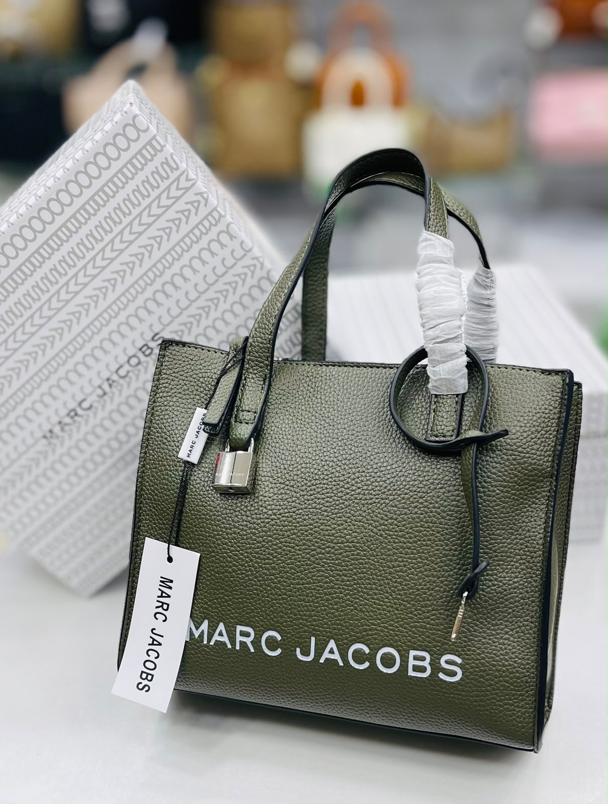 Marc Jacobs Mini Grind Leather Tote