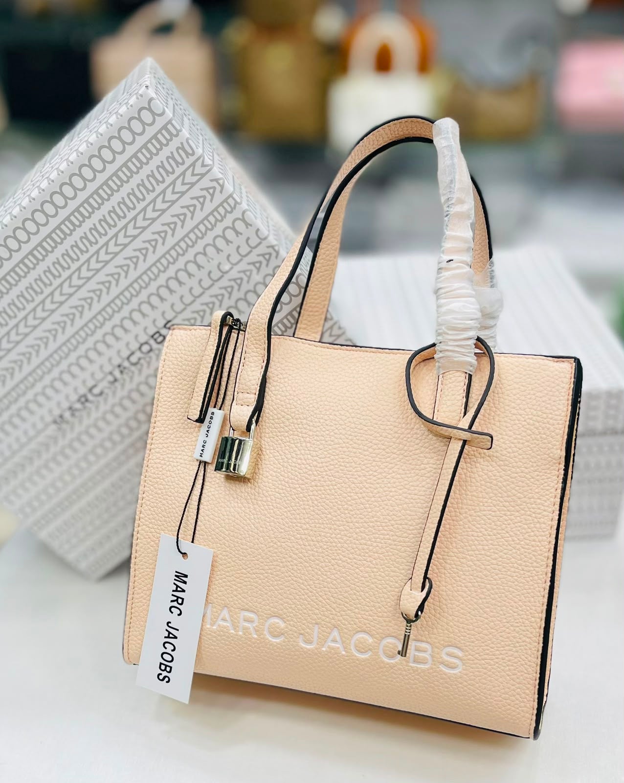 Marc Jacobs Mini Grind Leather Tote