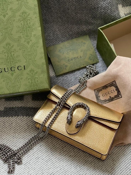 GUCCI Dionysus Mini Shoulder Bag with Box