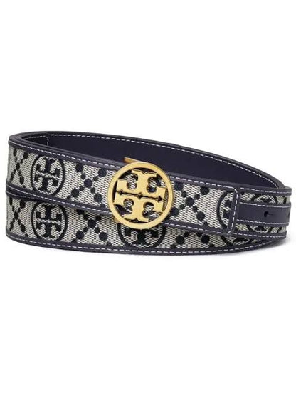 Tory Burch 1" T Monogram Miller Ladies Belt