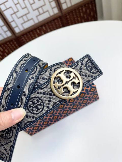 Tory Burch 1" T Monogram Miller Ladies Belt