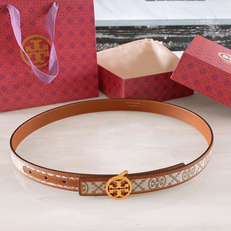 Tory Burch 1" T Monogram Miller Ladies Belt