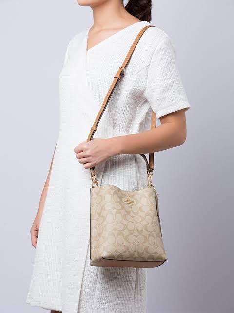 Coach Mollie Bucket Bag in Signature Canvas