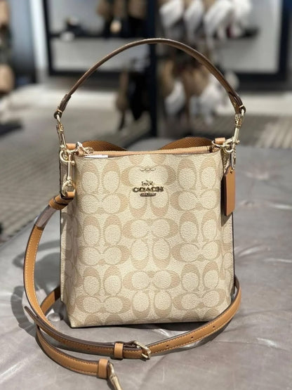 Coach Mollie Bucket Bag in Signature Canvas