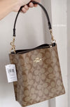 Coach Mollie Bucket Bag in Signature Canvas
