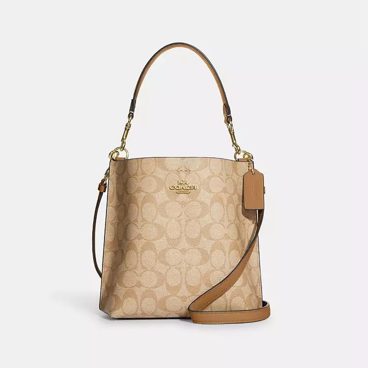 Coach Mollie Bucket Bag in Signature Canvas