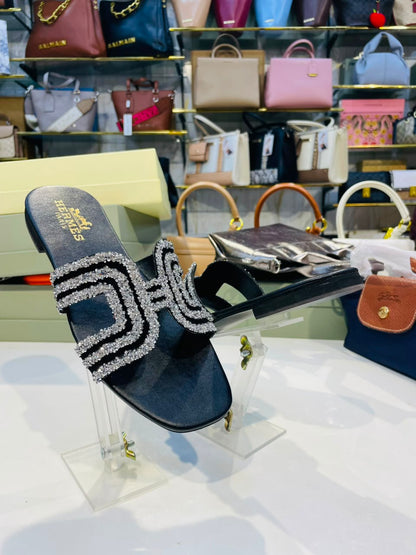 Hermès Oran Flat Slippers With Box