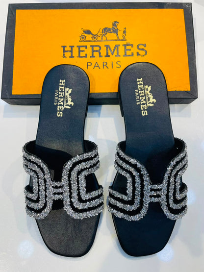 Hermès Oran Flat Slippers With Box