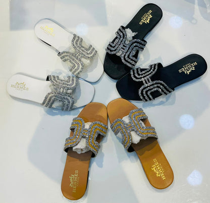 Hermès Oran Flat Slippers With Box
