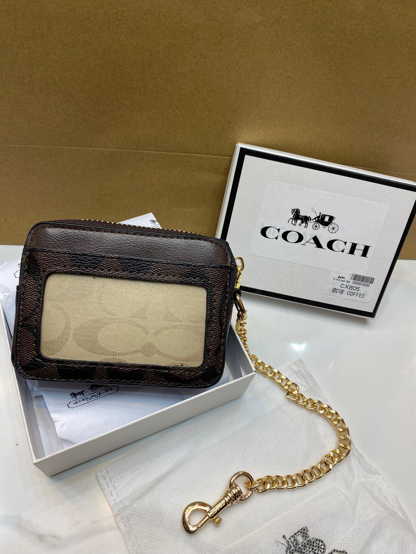 Coach Zip Card Case