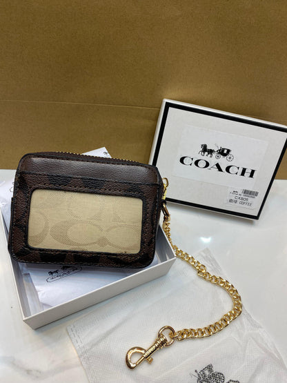 Coach Zip Card Case