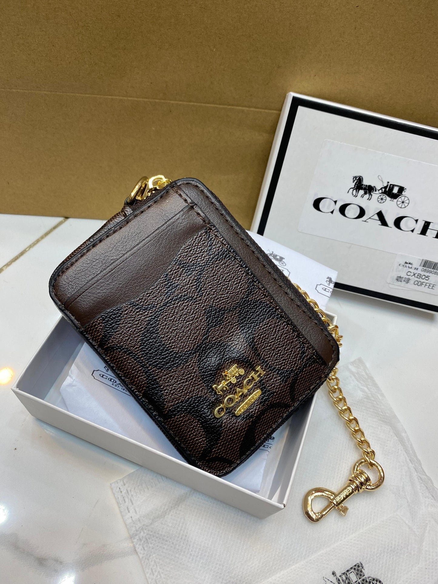 Coach Zip Card Case