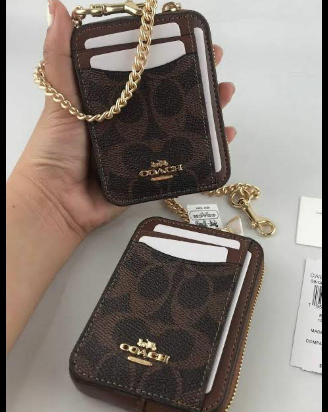 Coach Zip Card Case