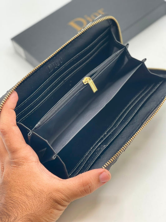 Dior Oblique Zipped Long Wallet
