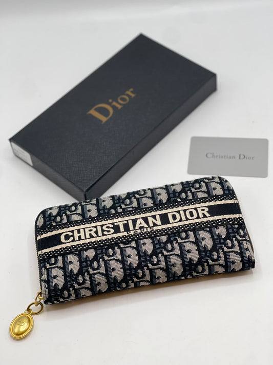 Dior Oblique Zipped Long Wallet