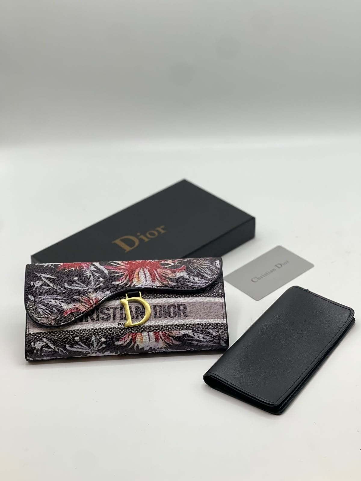 Dior Saddle Flap Wallet