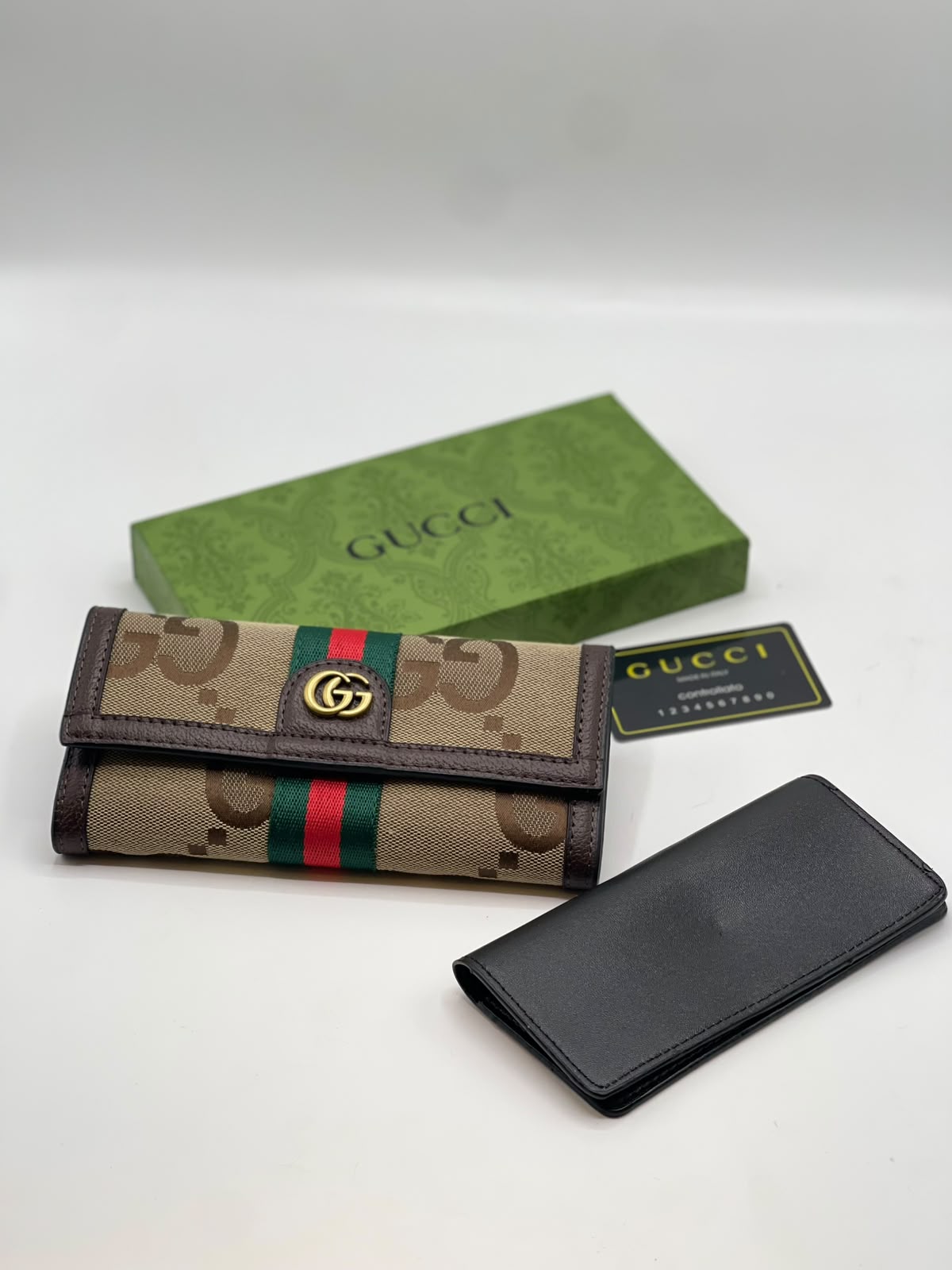 Gucci Ophidia Jumbo GG Long Wallet