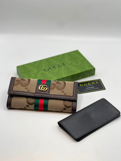 Gucci Ophidia Jumbo GG Long Wallet