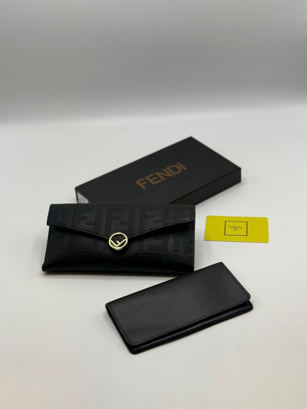 Fendi F Is Fendi Long Wallet – Black