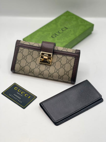 Gucci Padlock GG Long Wallet