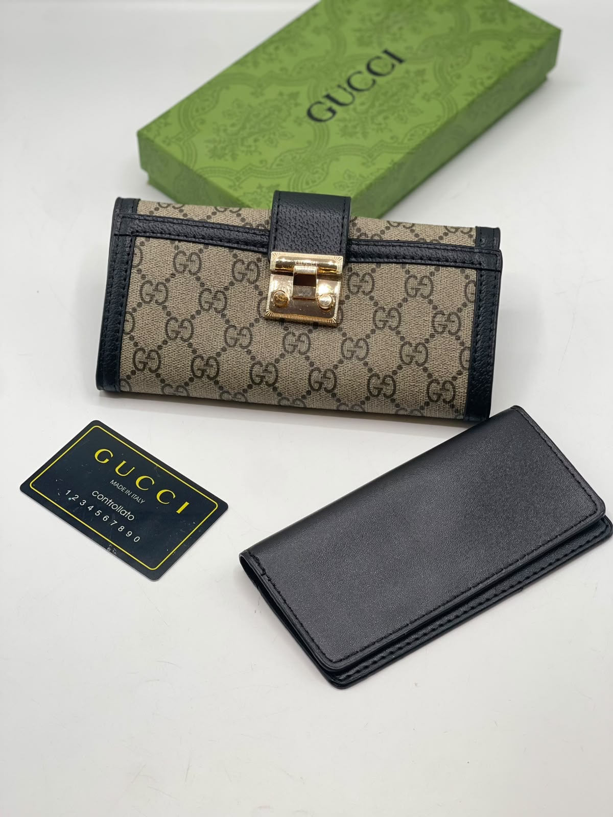 Gucci Padlock GG Long Wallet
