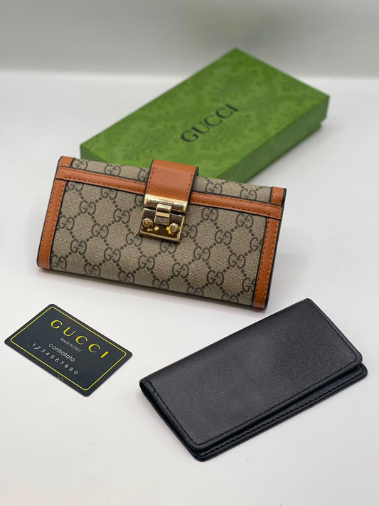 Gucci Padlock GG Long Wallet