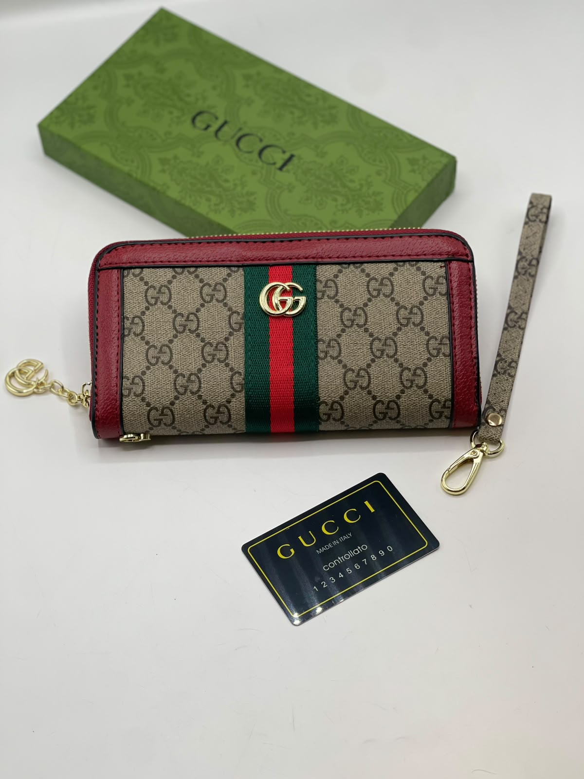 Gucci Ophidia Zip-Around Wallet