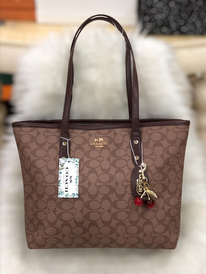 COACH Signature City Tote Bag with Box