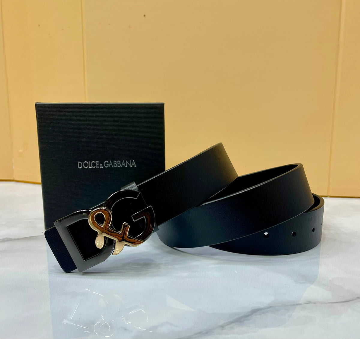 Dolce & Gabbana Lux Leather Belt