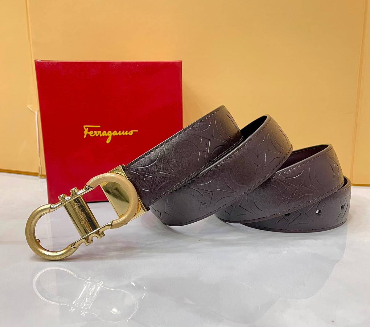 Ferragamo Reversible Gancini Belt