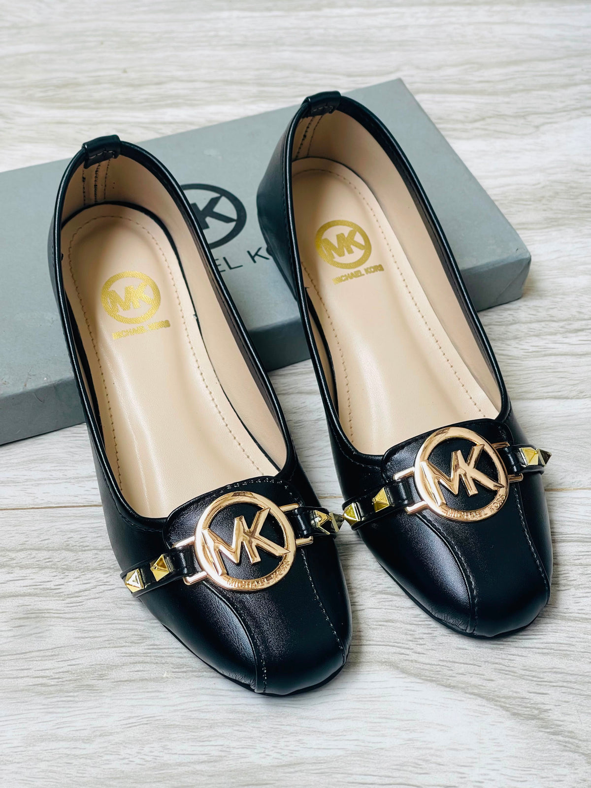 Michael Kors Fulton Studded Moccasin Flats