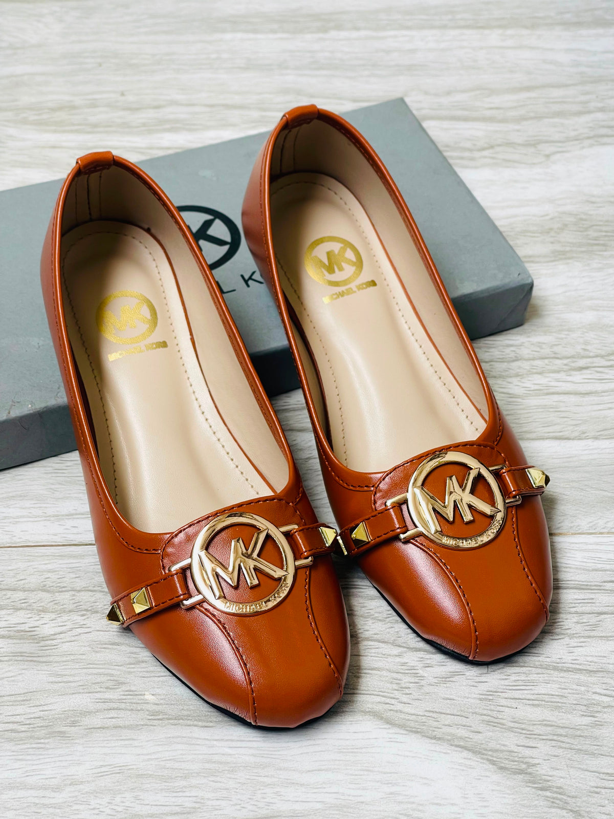 Michael Kors Fulton Studded Moccasin Flats