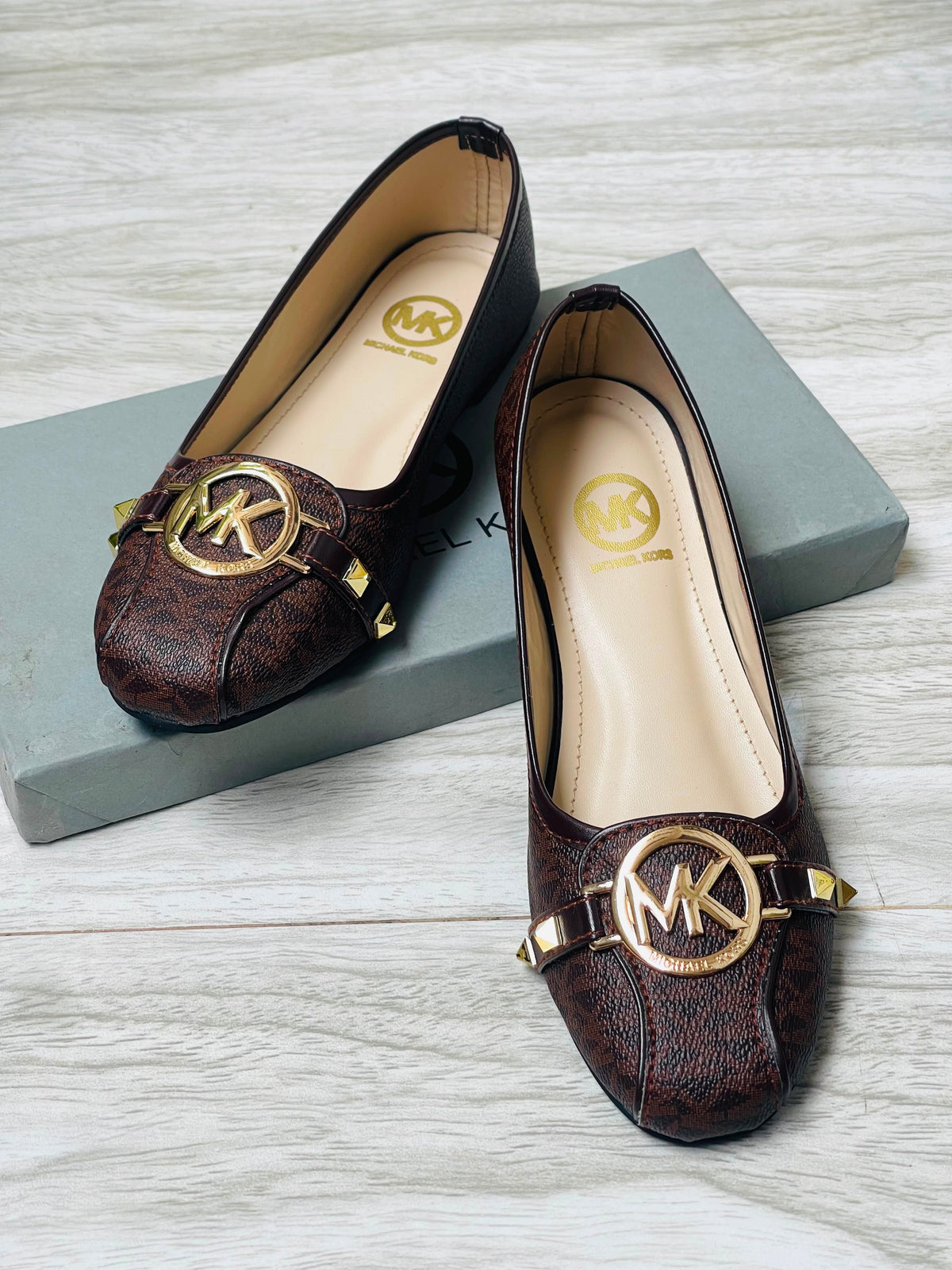 Michael Kors Fulton Studded Moccasin Flats