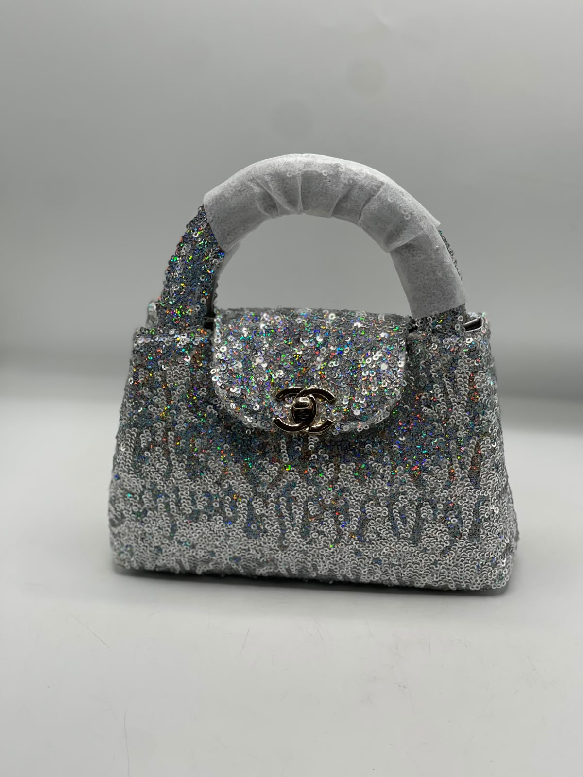 Chanel Mini Nano Kelly Sequin Bag