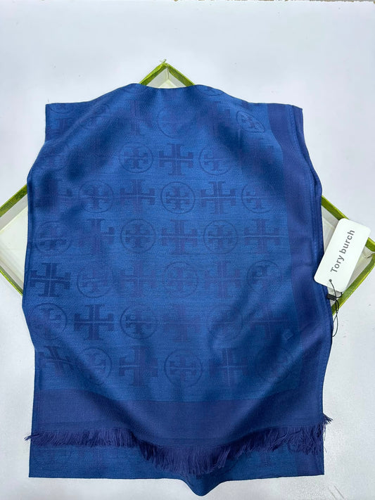 Tory Burch T Monogram Jacquard Traveler Scarf