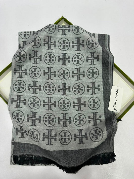 Tory Burch T Monogram Jacquard Traveler Scarf