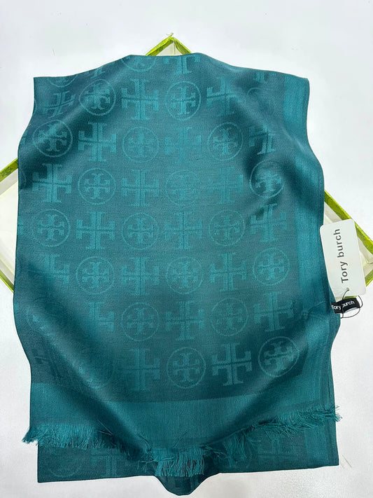 Tory Burch T Monogram Jacquard Traveler Scarf