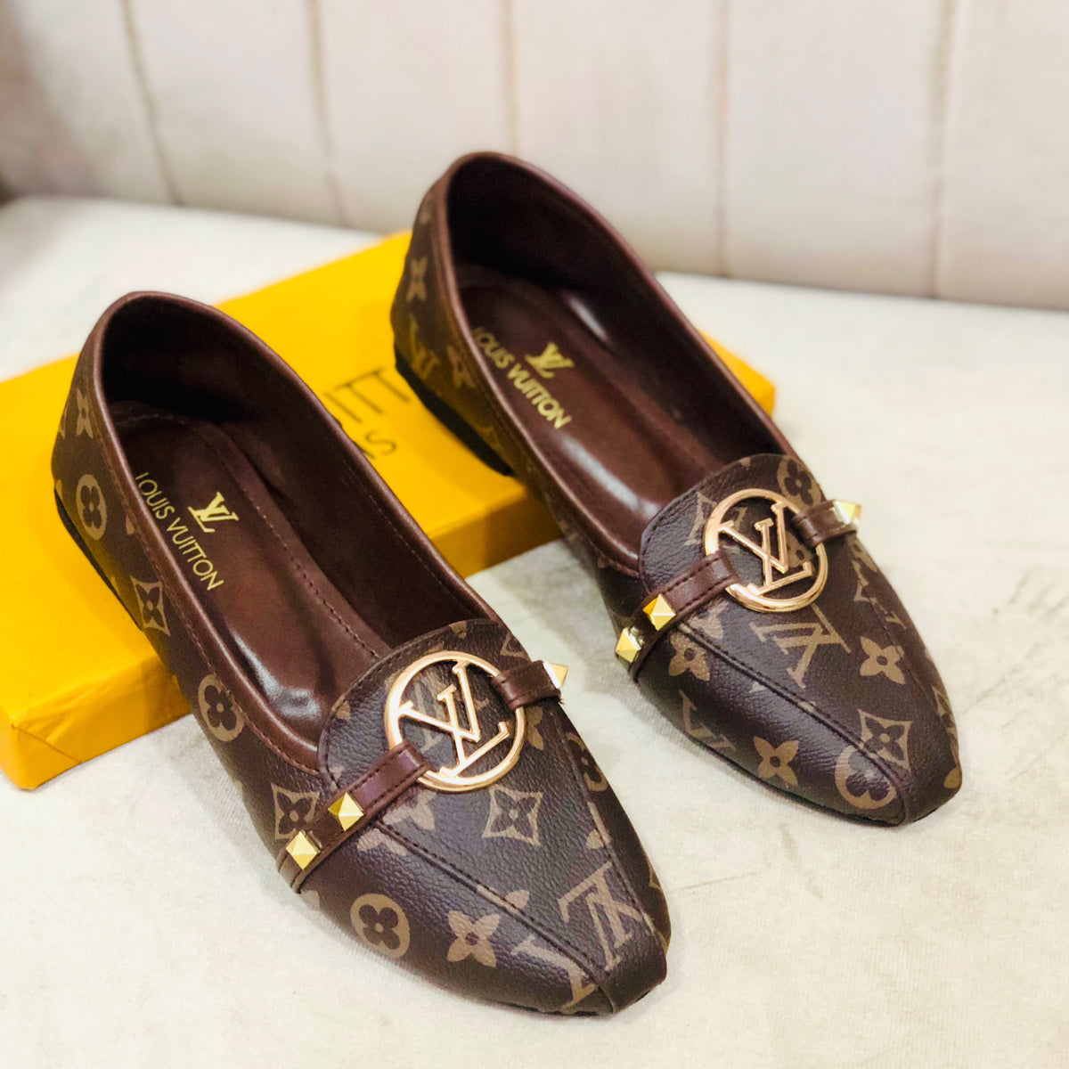 Louis Vuitton Monogram Flat Loafers