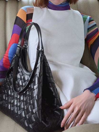 Charles & Keith Ivette Woven Tote Bag