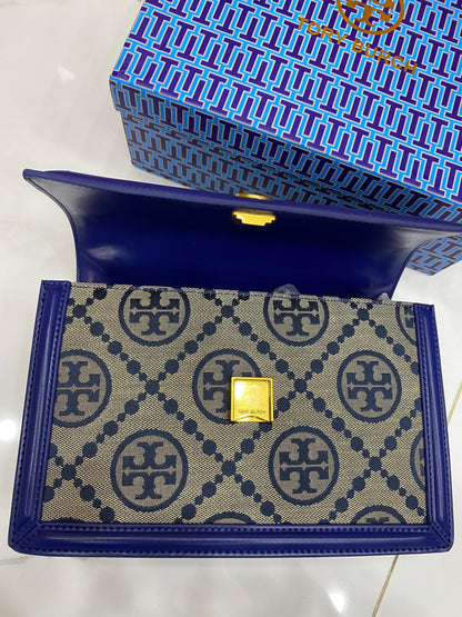 Tory Burch T Monogram Jacquard Shoulder Bag
