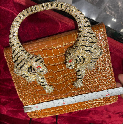 Roberto Cavalli Roar Bag | Brown