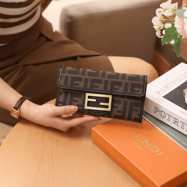 Fendi Baguette Long Wallet