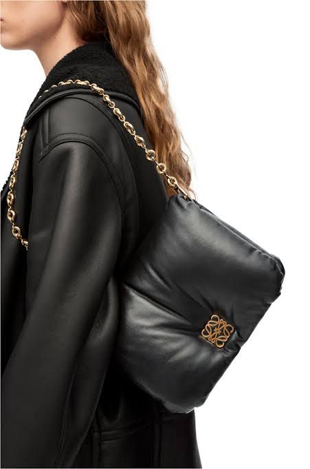 LOEWE Puffer Goya Padded | Leather Shoulder Bag
