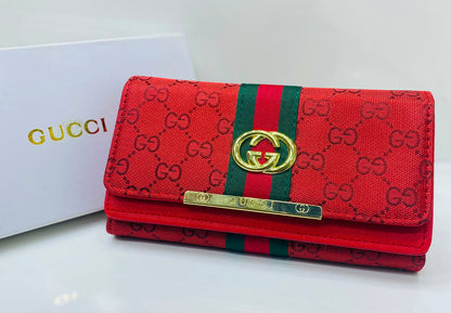 GUCCI Web CanvasLong Ladies Wallet