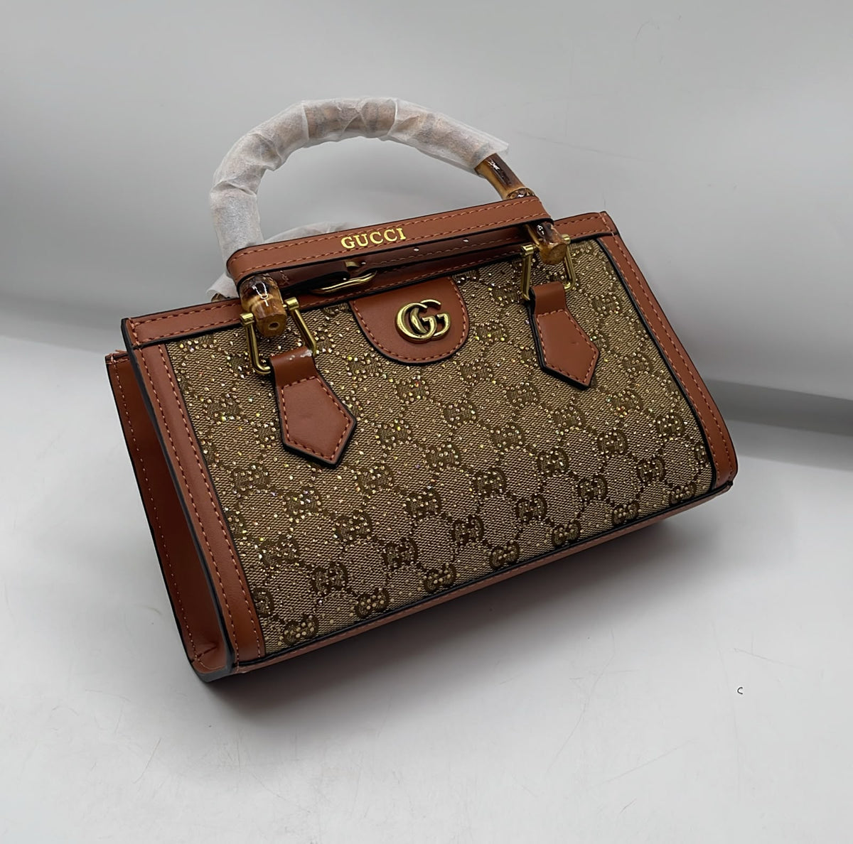 Gucci Diana Crystal Mini Tote
