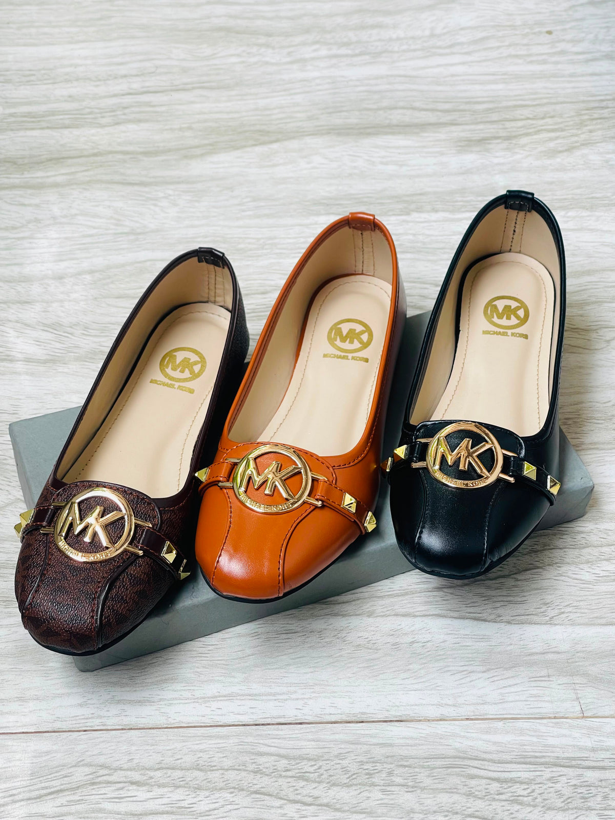 Michael Kors Fulton Studded Moccasin Flats