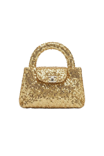 Chanel Mini Nano Kelly Sequin Bag